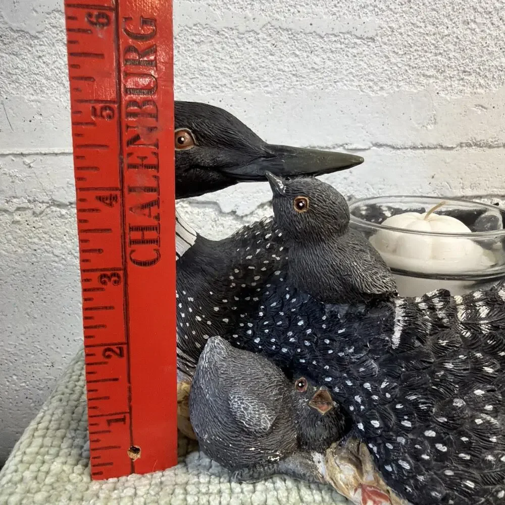Collectibles by Innovation Gardenscapes Loon And Babies Candleholder Ducks Birds